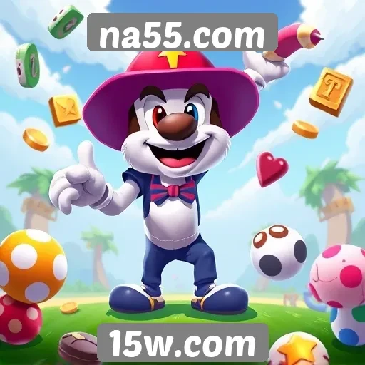 Variedade de jogos disponíveis em na55.com